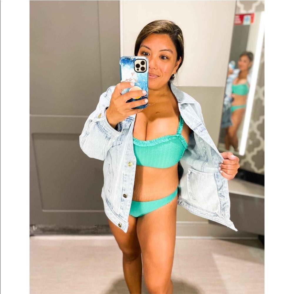 NWT Stoney Clover lane sweetheart neck bralette bikini top Medium